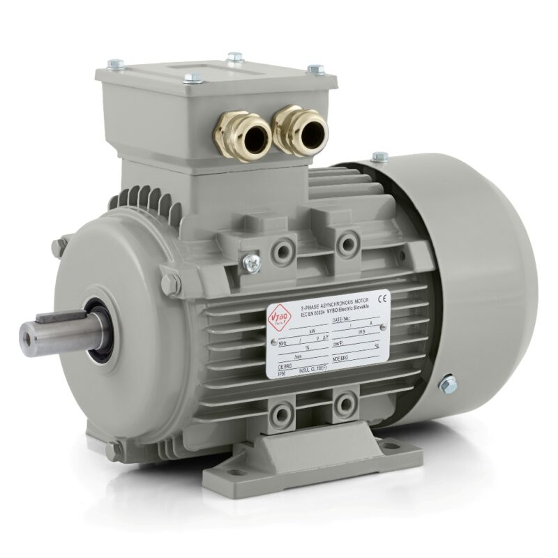 Elmotor 0,09kW 1AL 400V 3000 rpm (2-polet) På lager Norge