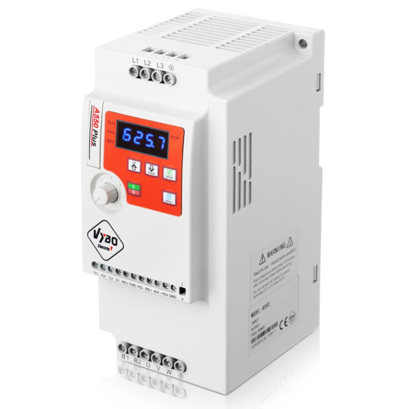 Frekvensomformer 3kW A550 Plus 230V På lager Norge