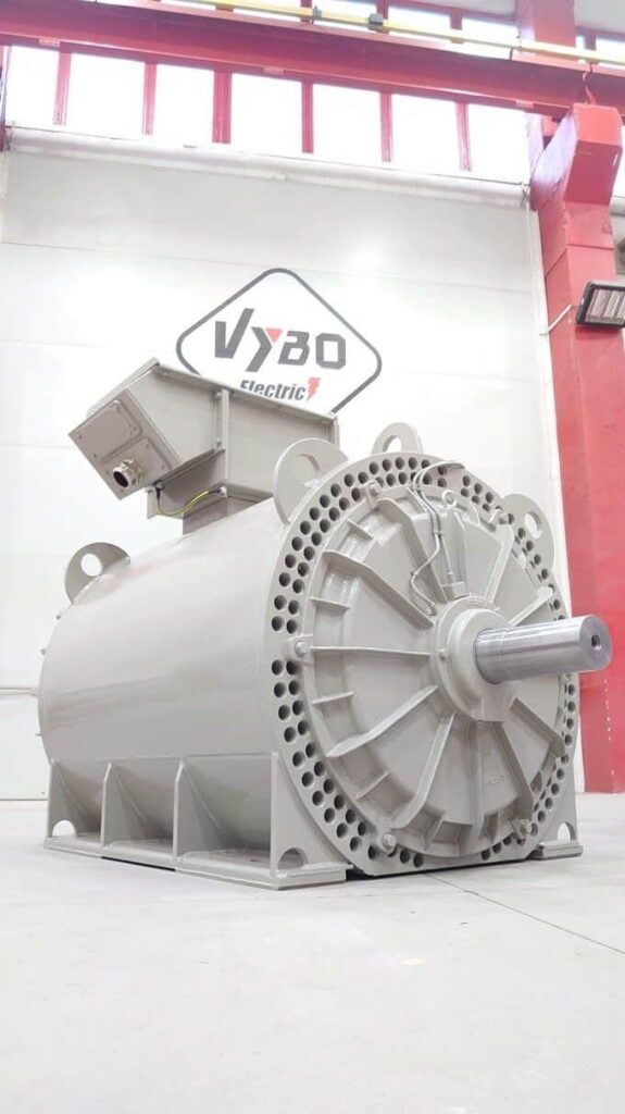 4 stk. spesialrørkjølende elektrisk motor H27R-TB, 500 kW, Slovenia